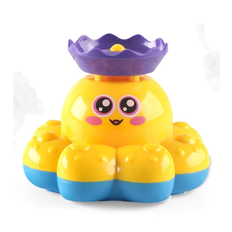 Bath Toy, Spray Water Octopus, Can Float Rotate with Fountain, Floating