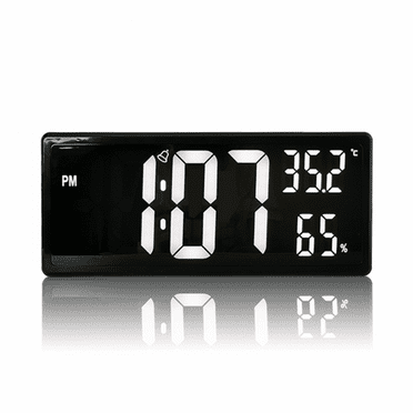 XREXS Large Digital Wall Clock With Reote Control, 16.5 Inch LED Large