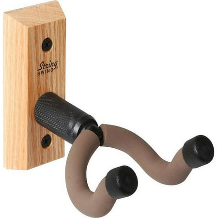 String Swing Hardwood Home and Studio Guitar Keeper - Oak