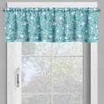 thumbnail image 2 of Ambesonne Abstract Valance Pack of 2, Modern Bubbles Pattern, 54"X18", Turquoise Teal, 2 of 5