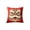 Red, variant on Traditional Lion Head Embroidered Throw Pillow Cover, Square Cushion Case without Insert, Classic Oriental Decor for Living Room Sofa, Couch and Farmhouse Indoor Home Furnishing Arrangement, Brown