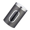 thumbnail image 4 of Kitchen Canister Stainless Steel Grain Storage Container Visible Tea Coffee Jar with Lid  Red, 4 of 10