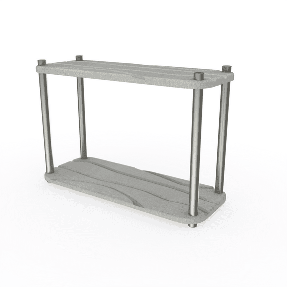 LuxeStone Two Layer Diatomite Bath and Kitchen Drying Organizer&Storage Tray