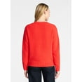 thumbnail image 4 of Time and Tru Women's Pullover Chenille Top with Long Sleeves, Sizes XS-XXXL, 4 of 6