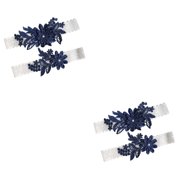 2 Pairs Souvenirs for Wedding Garter Western Style Elasticity Bride
