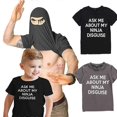 thumbnail image 1 of Funny Ninja Disguise T-Shirts Parent-child Interaction Game Tops for Men Tshirt Boy Shirts Clothing Kid, 1 of 5