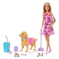 thumbnail image 1 of Barbie “Malibu” Walk & Potty Pup Toy Set, Includes Doll, Walking Pet Dog with Potty Feature, & Accessories, 1 of 6