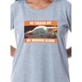 thumbnail image 2 of Star Wars Womens' The Mandalorian Funny Grogu Baby Yoda Nightgown Sleep Pajama Shirt, 2 of 3
