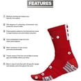 thumbnail image 7 of adidas Creator 365 Basketball Crew Socks (Power Red/White, XL), 7 of 7