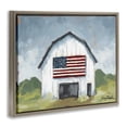thumbnail image 4 of Stupell Industries Patriotic Country Barn Landscape & Nature Painting Brown Floater Framed Canvas Art Print Wall Art, 31 x 25, 4 of 10