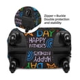 thumbnail image 3 of Goofa Happy Father Day Pattern Luggage Covers For Suitcase,Suitcase Cover Protector Fit 18-32 Inch Luggage-X-Large, 3 of 9