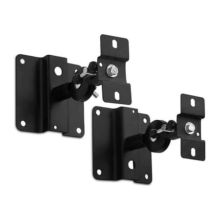 UPC: 0859868005685 | Mount-It! Low Profile Satellite Speaker Ceiling and Wall Mount Brackets  Set of 2