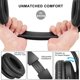 thumbnail image 2 of Auriculares Inalámbricos Bluetooth ZIHNIC Over-Ear Con Bajos Profundos, plegables, Con Cable, Micrófono incorporado, negro, 2 of 2