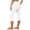 White, variant on Conairie Capri Yoga Pants Women Solid Tights Stretchy Lightweight leggings Cozy Soft Casual Tummy Control Running Trousers with Pockets Black L