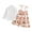 Pink, variant on Okbabeha Kids Toddler Little Girl Christmas Dress Ribbed Sweater Tops Graffiti Overall Skirt Set Teen Girl Big Girl Xmas Outfits