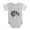 Heather Gray, variant on CafePress - Moon_Bl - Cute Infant Baby Football Bodysuit