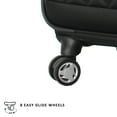 thumbnail image 6 of MADDEN NYC, Aesthetic Soft Side 20" Expandable Carry-on Luggage with Spinner Wheels, Black, 6 of 9