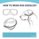 thumbnail image 5 of Gafas para perros de raza grande, gafas de sol para perros de raza mediana, gafas de protección UV para perros, gafas a prueba de polvo y viento para perros grandes, 5 of 5