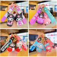 thumbnail image 3 of Kawaii Anime Sanrio creativo Helloed a Kitty dibujos animados pareja bolso llavero colgante accesorios juguete muñeca encantadora llavero cumpleaños Gi, 3 of 4