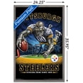 thumbnail image 3 of NFL Pittsburgh Steelers - End Zone 17 Wall Poster, 22.375" x 34", Framed, 3 of 5