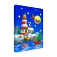 thumbnail image 2 of Trademark Fine Art 'Striped Lighthouse' Canvas Art by Geraldine Aikman, 2 of 3