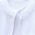 thumbnail image 4 of Fanxing Girls Long Sleeve Sparkle Cardigan Childrens Kids Bolero Shrug Cardigan Sweater Bolero Shrug Baby Little Kids Long Sleeve Dress Up Button Closure Tops Winter Clothes, 4 of 4