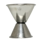 Excellante 1 & 2 oz stainless steel jigger, comes in each