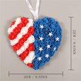 thumbnail image 3 of Chmadoxn Fourth of July Decorations Independence Day Foam Decorative Pendant, Front Door Red, White and Blue Door Wall Hanging Decoration, 3 of 8