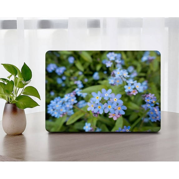 KSK KAISHEK Compatible with MacBook Air 13 inchs Case 2017-2014/2013//2012/2011/2010 Released Model A1466 A1369, Plastic Hard Shell Case + Black Keyboard Cover, Flower 1333