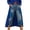 Blue07, variant on Shorts for Women High Waist Floral Print Denim Capri Pants, Large Red Flower Pattern Loose Wide Leg Cropped Denim Trousers with Side Pockets Womens Shorts