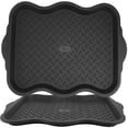 thumbnail image 5 of UPOUART Set of 2 Black Plastic Boot Trays Shoe Storage Mats for Entryway Indoor and Outdoor Use Multipurpose, 5 of 8
