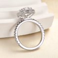 thumbnail image 2 of Veda Jewel 1.6 Ct Oval Cut Simulated Diamond Engagement Ring for Women – 14K White Gold Plated Three Stone Radiant Solitaire – Elegant Prong Set Wedding Jewelry Gift for Her, 2 of 3