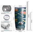 thumbnail image 6 of Soccer 20 oz Stainless Steel Tumbler with Leak Proof Lid Water Bottle for Mountain Halloween Fishing Christmas, 6 of 7