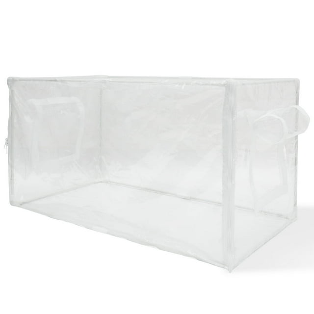 Dsseng Detachable Mini Greenhouse Indoor/Outdoor Durable PVC Pipe Frame and PE Film Cover 20x16x16 Inch Small Greenhouse for Plants Portable Plant Protector