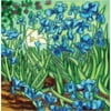 En Vogue BB-09 Post-Impressionist Irises by Van Gogh - Decorative Ceramic Art Tile - 8 in. x 8 in.