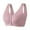 Rose Gold, variant on ,Women's Front Closure Daisy Bras Supportive Wireless Bra Push up Soft Breathable Bralettes for Older Women Khaki 36