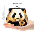 thumbnail image 2 of Stylish Coin Purse with 0.7 Microfiber & Zinc Alloy Clasp - 4.3x4.7 in (11x12 cm) Size, 2 of 7