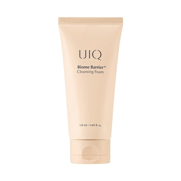 UIQ Biome Barrier Cleansing Foam Limpiador facial Fórmula suave hipoalergénica Lavado facial Removedor de puntos negros Limpiador facial hidratante para todo tipo de piel 4.05 fl.oz(120ml)