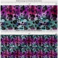 thumbnail image 2 of Soimoi Cotton Voile Fabric Star,Crossbones & Skull Halloween Printed Fabric 1 Yard 56 Inch Wide, 2 of 7