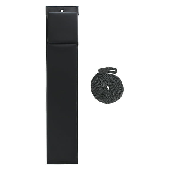 Extreme Max 3006.7219 BoatTector Contour Fender and Fender Line - 30", Black