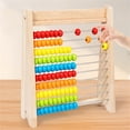 thumbnail image 3 of EGNMCR Wooden For Kids With Number Cards Math Learning Educational Toy puzzle hoop, 3 of 5