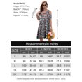 thumbnail image 3 of CRAYNER Women Summer Short Sleeve Dresses Casual Swing Cold Shoulder T Shirt Dresses Sundress with Pockets, 3 of 9
