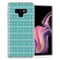thumbnail image 1 of MUNDAZE For Samsung Galaxy Note 9 Teal Christmas Reindeer Pattern Design Double Layer Phone Case Cover, 1 of 3