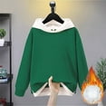 thumbnail image 2 of ameIAEA Hoodies for Boys Girls Long Sleeve Sweatshirts Kids Color Block Casual Fall Pullover Tops, 2 of 3