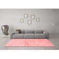 thumbnail image 3 of Ahgly Company Indoor Square Solid Red Modern Area Rugs, 8' Square, 3 of 4