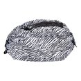 thumbnail image 1 of Bolso de compras reutilizable elegante, bolso de hombro plegable portátil de tela Oxford de alta capacidad, bolso impermeable a rayas de cebra, 1 of 14