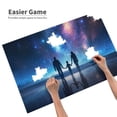thumbnail image 4 of 1000 PCS 1000 Piece Wooden Puzzle Family Under The Starry Sky,Challenging Brain Exercise,Unique Artwork For Adults,Enchanting Family Under The Starry Sky Puzzle 1000 Piece,Gift For Puzzle Enthusiast, 4 of 6