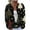 Black, variant on Womens Floral Print Knit Button Up Cardigan Long Sleeve Lightweight Cover Up Open Front Jacket Top Blouse
