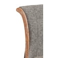 thumbnail image 5 of Linon Anthem Flared Back Dining Chairs, Set of 2, Dark Natural Brown Finish with Charcoal Fabric, 5 of 7