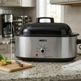 thumbnail image 5 of NESCO 18-Qt. 1,450-Watt Roaster with Porcelain Cookwell, Silver, 5 of 15